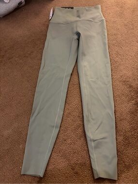 Aritzia High-Rise Sage Green Performance Leggings
